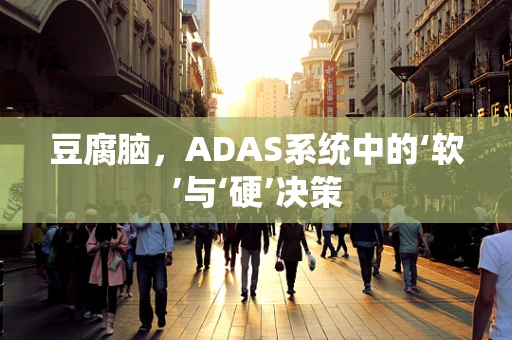 豆腐脑，ADAS系统中的‘软’与‘硬’决策