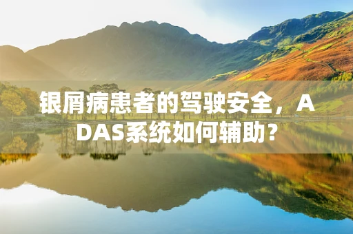 银屑病患者的驾驶安全，ADAS系统如何辅助？