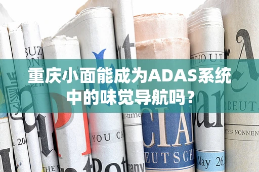 重庆小面能成为ADAS系统中的味觉导航吗？