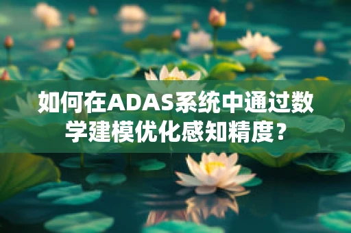 如何在ADAS系统中通过数学建模优化感知精度？