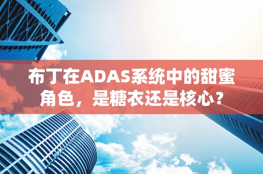 布丁在ADAS系统中的甜蜜角色，是糖衣还是核心？