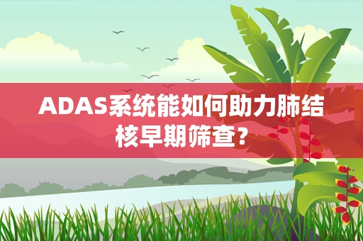 ADAS系统能如何助力肺结核早期筛查？