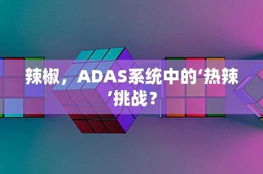 辣椒，ADAS系统中的‘热辣’挑战？