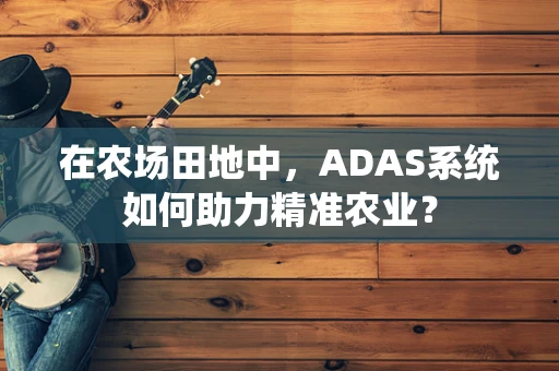 在农场田地中，ADAS系统如何助力精准农业？