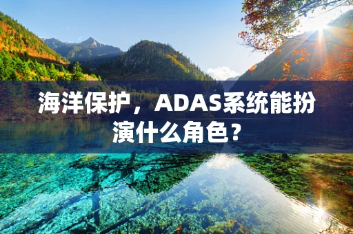 海洋保护，ADAS系统能扮演什么角色？