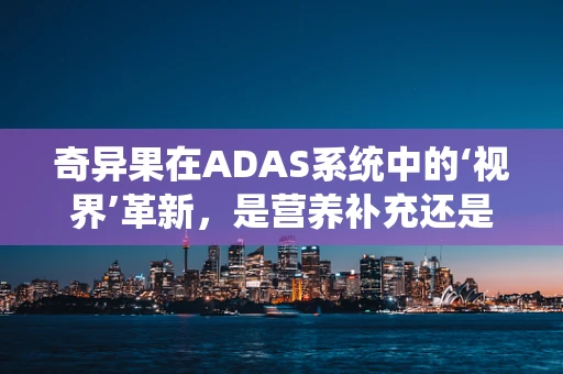 奇异果在ADAS系统中的‘视界’革新，是营养补充还是技术赋能？