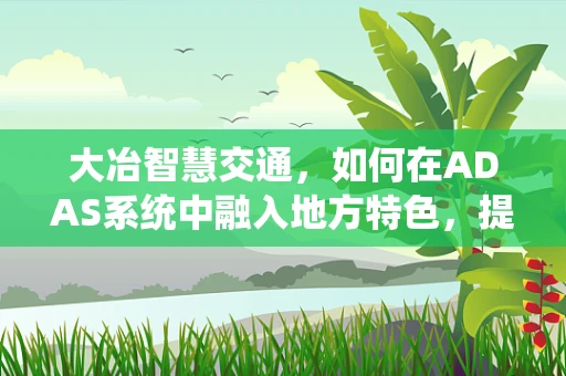 大冶智慧交通，如何在ADAS系统中融入地方特色，提升城市出行安全？