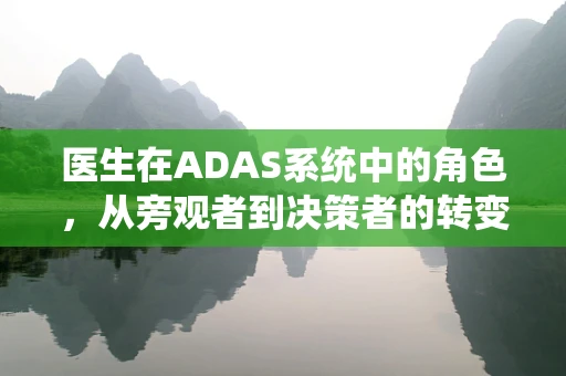医生在ADAS系统中的角色，从旁观者到决策者的转变？