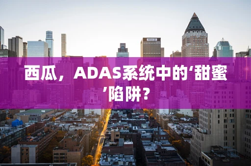 西瓜，ADAS系统中的‘甜蜜’陷阱？