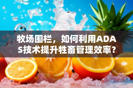 牧场围栏，如何利用ADAS技术提升牲畜管理效率？