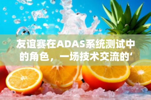 友谊赛在ADAS系统测试中的角色，一场技术交流的‘非正式’赛场？