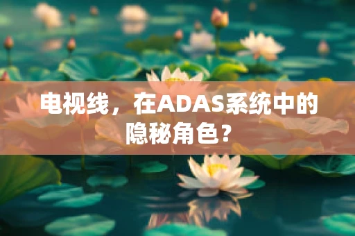 电视线，在ADAS系统中的隐秘角色？