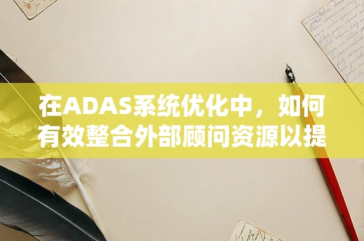 在ADAS系统优化中，如何有效整合外部顾问资源以提升决策质量？