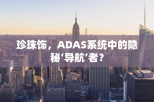 珍珠饰，ADAS系统中的隐秘‘导航’者？