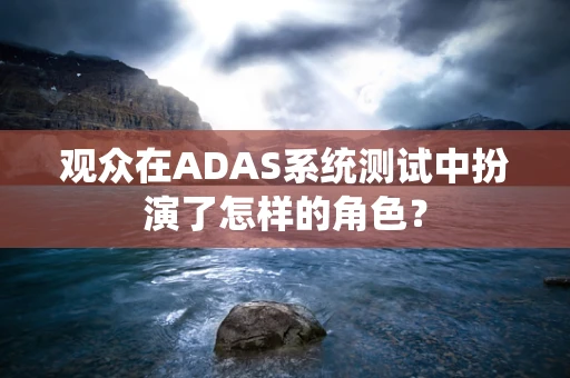 观众在ADAS系统测试中扮演了怎样的角色？