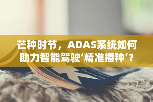 芒种时节，ADAS系统如何助力智能驾驶‘精准播种’？