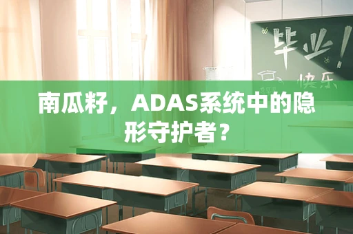 南瓜籽，ADAS系统中的隐形守护者？