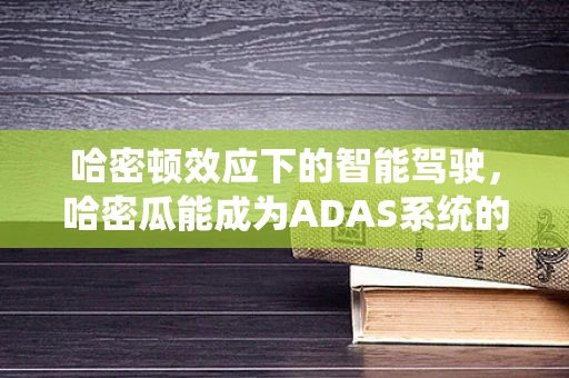 哈密顿效应下的智能驾驶，哈密瓜能成为ADAS系统的新‘甜’点吗？