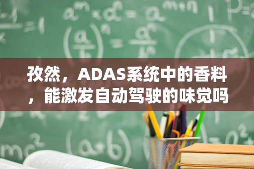 孜然，ADAS系统中的香料，能激发自动驾驶的味觉吗？