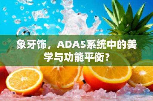 象牙饰，ADAS系统中的美学与功能平衡？