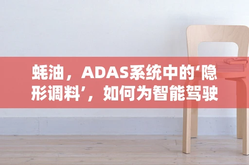 蚝油，ADAS系统中的‘隐形调料’，如何为智能驾驶增鲜？