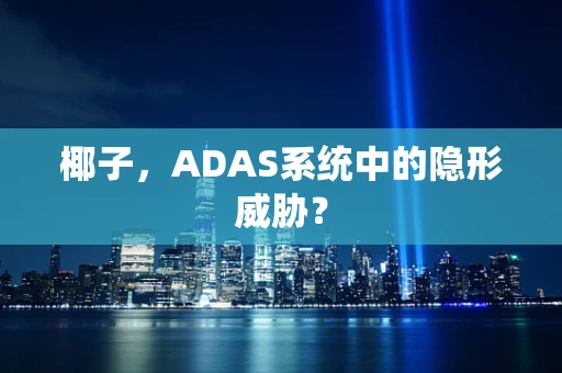 椰子，ADAS系统中的隐形威胁？