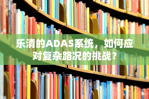 乐清的ADAS系统，如何应对复杂路况的挑战？