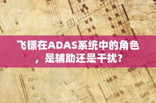 飞镖在ADAS系统中的角色，是辅助还是干扰？