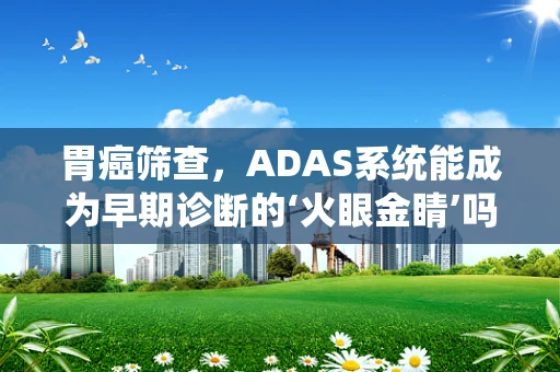 胃癌筛查，ADAS系统能成为早期诊断的‘火眼金睛’吗？