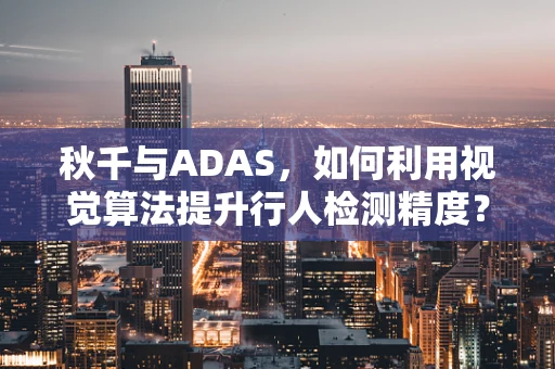 秋千与ADAS，如何利用视觉算法提升行人检测精度？