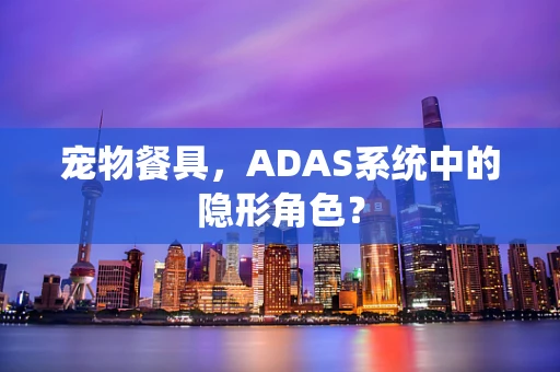 宠物餐具，ADAS系统中的隐形角色？
