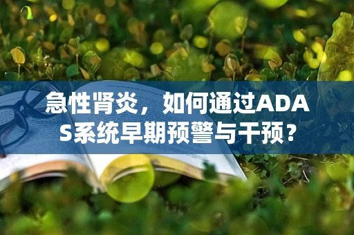 急性肾炎，如何通过ADAS系统早期预警与干预？