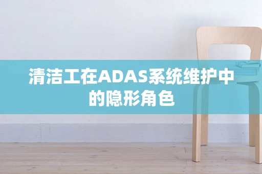 清洁工在ADAS系统维护中的隐形角色