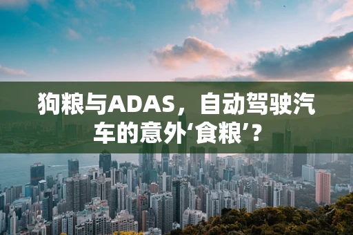 狗粮与ADAS，自动驾驶汽车的意外‘食粮’？