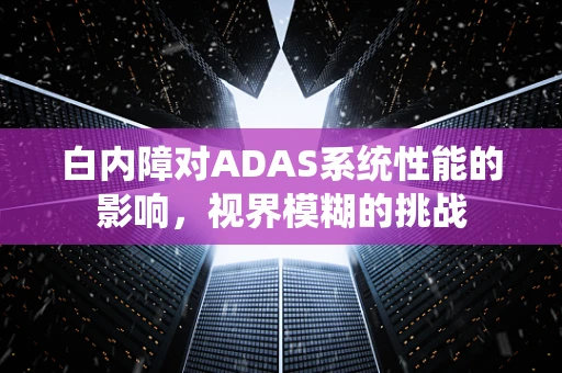 白内障对ADAS系统性能的影响，视界模糊的挑战