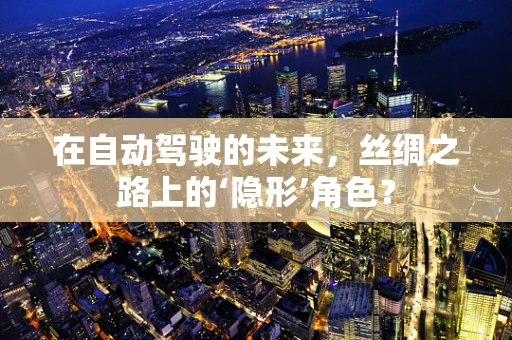 在自动驾驶的未来，丝绸之路上的‘隐形’角色？