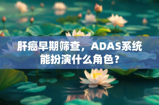 肝癌早期筛查，ADAS系统能扮演什么角色？