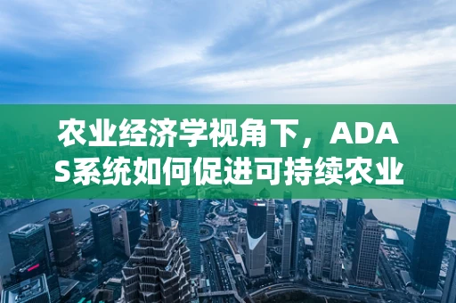 农业经济学视角下，ADAS系统如何促进可持续农业发展？