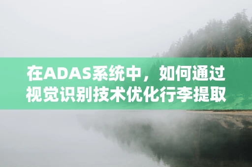 在ADAS系统中，如何通过视觉识别技术优化行李提取处的用户体验？