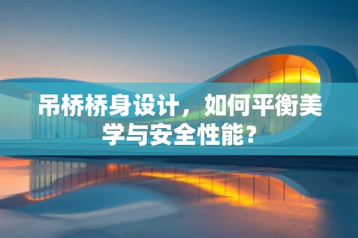 吊桥桥身设计，如何平衡美学与安全性能？