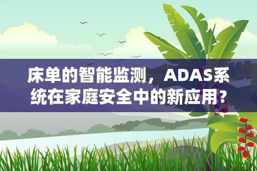 床单的智能监测，ADAS系统在家庭安全中的新应用？