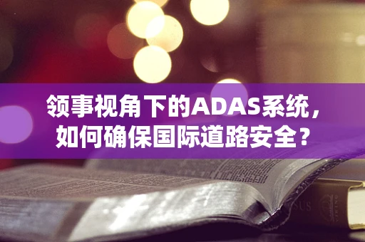 领事视角下的ADAS系统，如何确保国际道路安全？