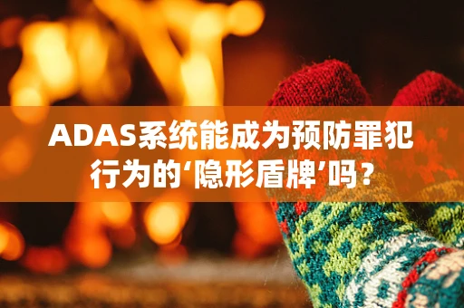 ADAS系统能成为预防罪犯行为的‘隐形盾牌’吗？