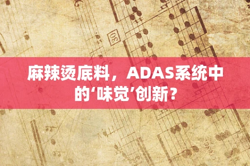 麻辣烫底料，ADAS系统中的‘味觉’创新？