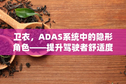 卫衣，ADAS系统中的隐形角色——提升驾驶者舒适度与安全感的秘密武器？