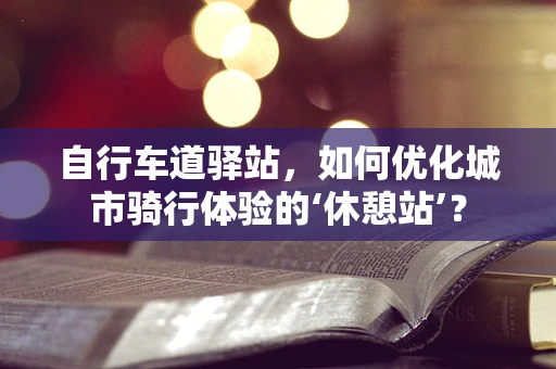 自行车道驿站，如何优化城市骑行体验的‘休憩站’？