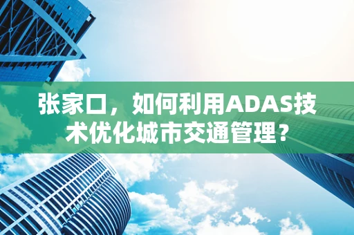 张家口，如何利用ADAS技术优化城市交通管理？