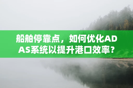 船舶停靠点，如何优化ADAS系统以提升港口效率？