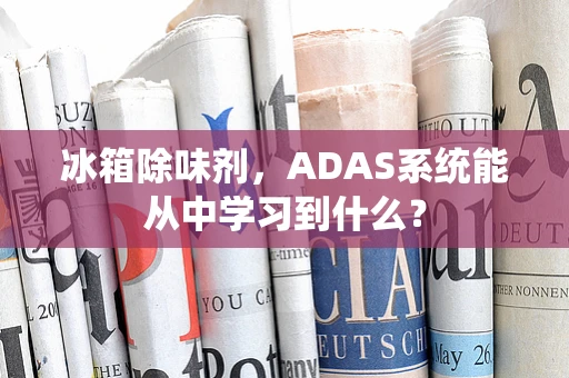 冰箱除味剂，ADAS系统能从中学习到什么？