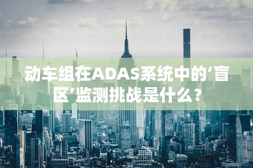 动车组在ADAS系统中的‘盲区’监测挑战是什么？